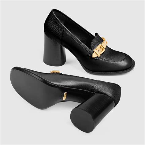 mocassino tacco gucci|Mocassini Donna con Tacco .